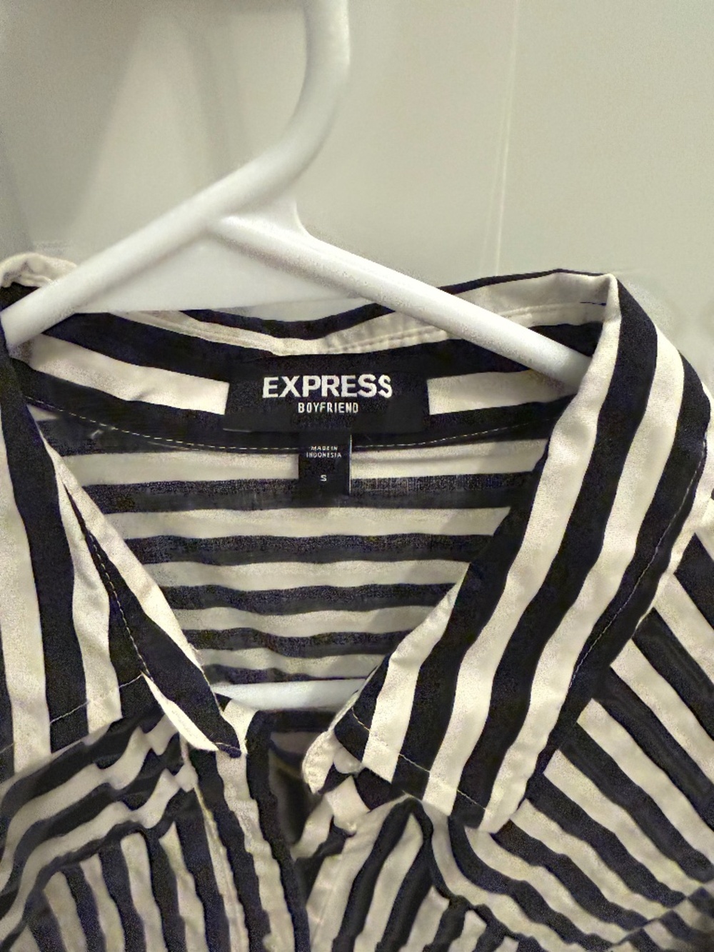 Express stripe poplin shirt